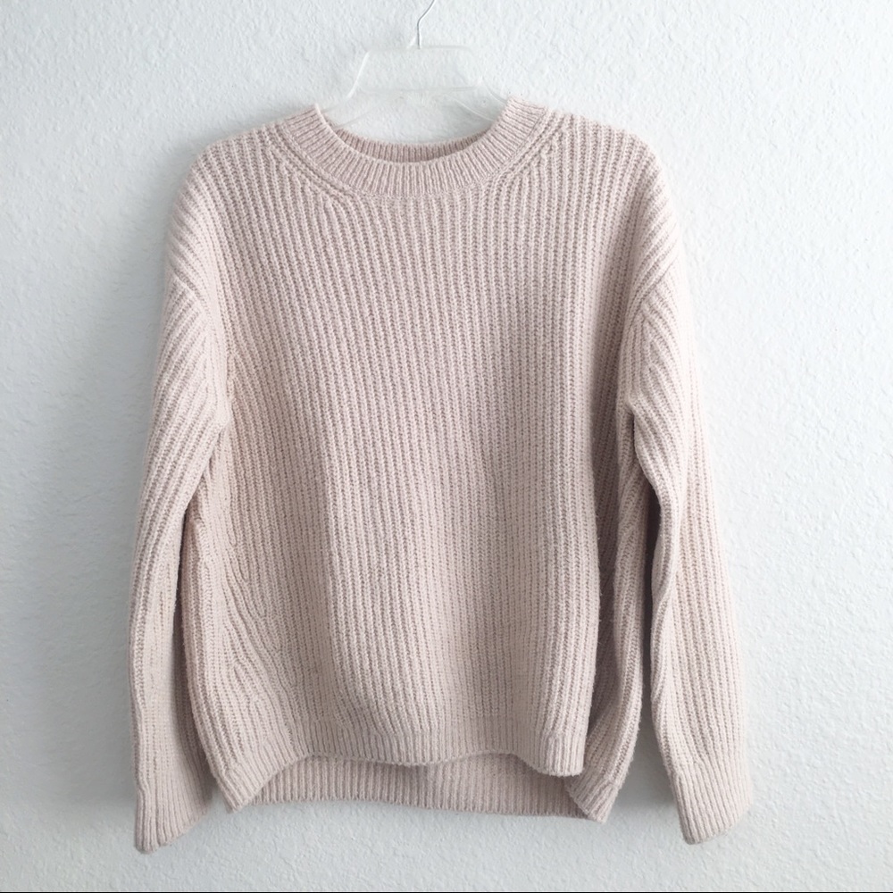 Vince Pale Pink Slouchy Sweater